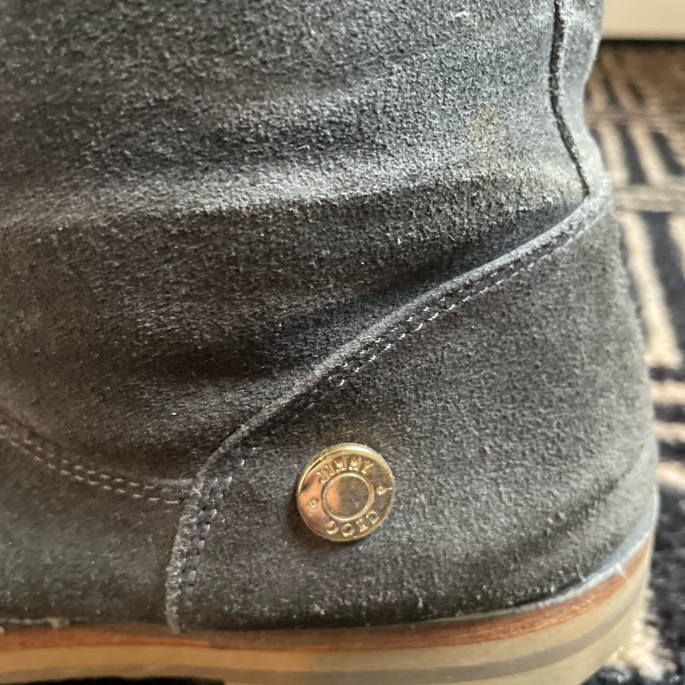 Jimmy Choo Suede Riding Boot - Picture 9 of 9